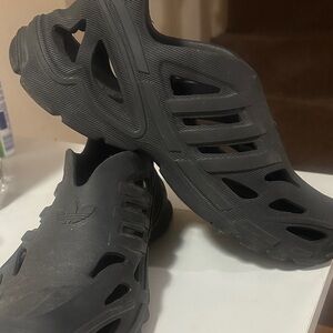 adidas Black Slip-On Loafers